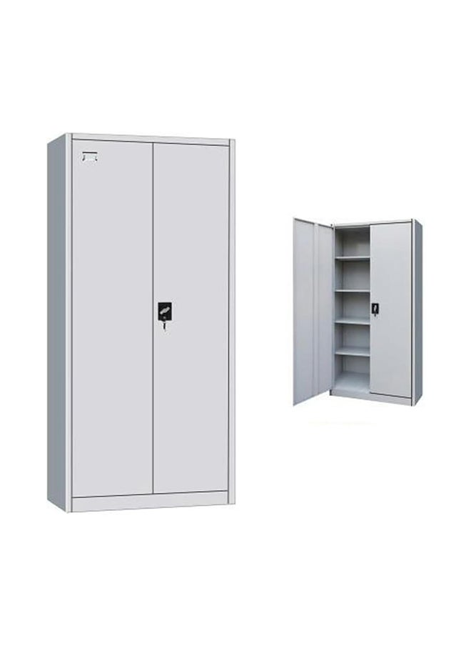 MAF furniture Maf Steel 2 Door Metal Filing Cabinet Maf-Fc510 With Key Lock & Shelves Storage Compartment For Office 