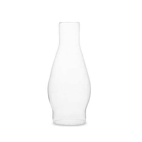 Lamplight Replacement Hurricane Oil Lamp Chimney – 7.75" Glass Chimney for Chamber Oil Lamps with 2-5/8" Base Opening - Image 1