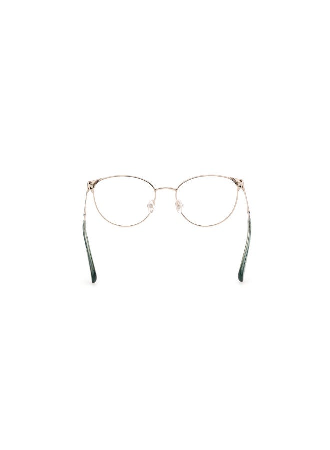 ماكس اند كو نظارة طبية بشكل دائري للنساء بأذرع معدنية MO5100  مقاس 51 - ذهبي - Image 4