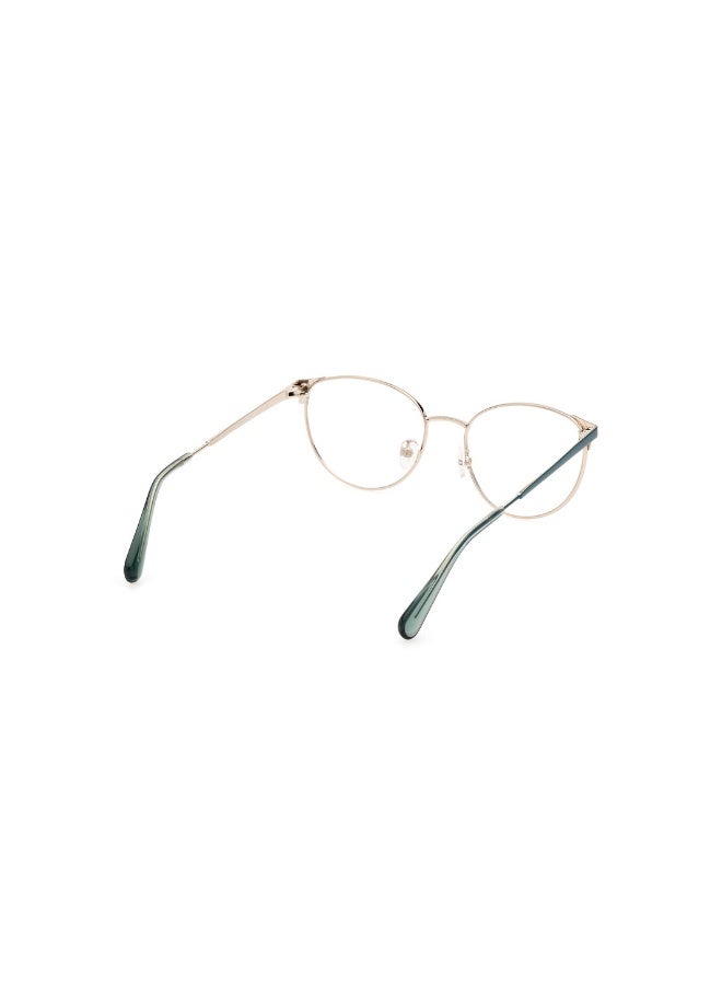 ماكس اند كو نظارة طبية بشكل دائري للنساء بأذرع معدنية MO5100  مقاس 51 - ذهبي - Image 5