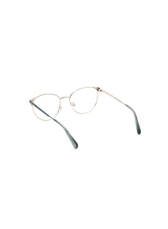 ماكس اند كو نظارة طبية بشكل دائري للنساء بأذرع معدنية MO5100  مقاس 51 - ذهبي - Image 3