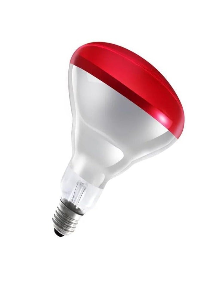 ليدفانس مصباح ليدفانس أحمر يعمل بالأشعة تحت الحمراء بقوة 250 واط E27، مصباح تدفئة، ضوء أحمر - Image 1