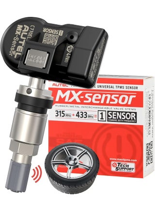 Autel TPMS Sensor 1-Sensor, MX-Sensor 315MHz + 433MHz Metal Valve, Programmable Universal Specially Built for OEM Sensors Replacement, Work with Autel TPMS Tool TS408S TS501 PRO TS508WIFI MK808S-TS - pzsku/Z919FE4BCC6A4828CD52FZ/45/1747850792/e5a189dd-63fb-44b1-8e7c-0d2fd0a87a39