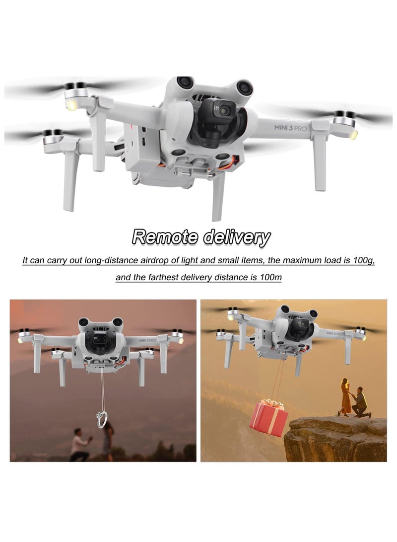 SYOSI RC Drone Airdrop System, Drone Accessories, for DJI Mini 3 Pro/Mini 3 Payload Delivery Transport Dropper for Release and Drop Device Accessories Line, Wedding Scene, Search Tool - Image 3