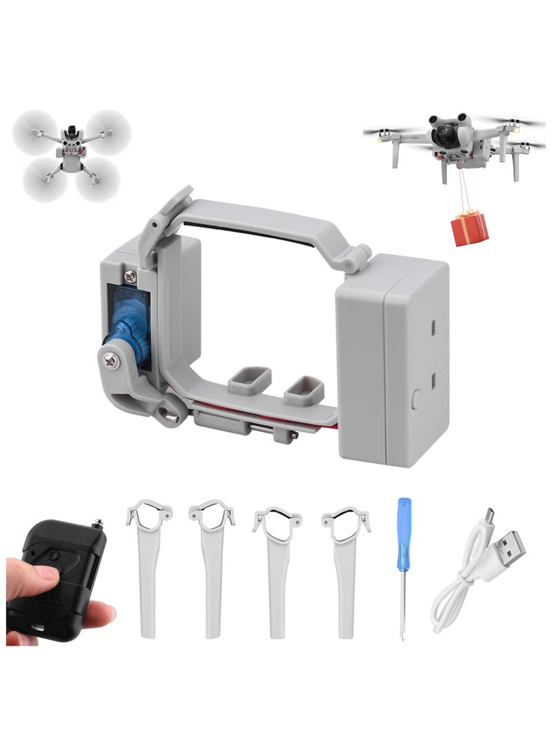 SYOSI RC Drone Airdrop System, Drone Accessories, for DJI Mini 3 Pro/Mini 3 Payload Delivery Transport Dropper for Release and Drop Device Accessories Line, Wedding Scene, Search Tool - Image 1