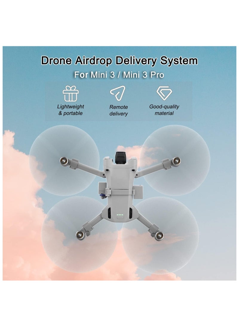 SYOSI RC Drone Airdrop System, Drone Accessories, for DJI Mini 3 Pro/Mini 3 Payload Delivery Transport Dropper for Release and Drop Device Accessories Line, Wedding Scene, Search Tool - Image 2