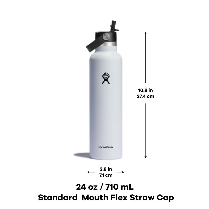 Hydro Flask Standard Flex Straw Cap Oat 24 Oz - Image 3
