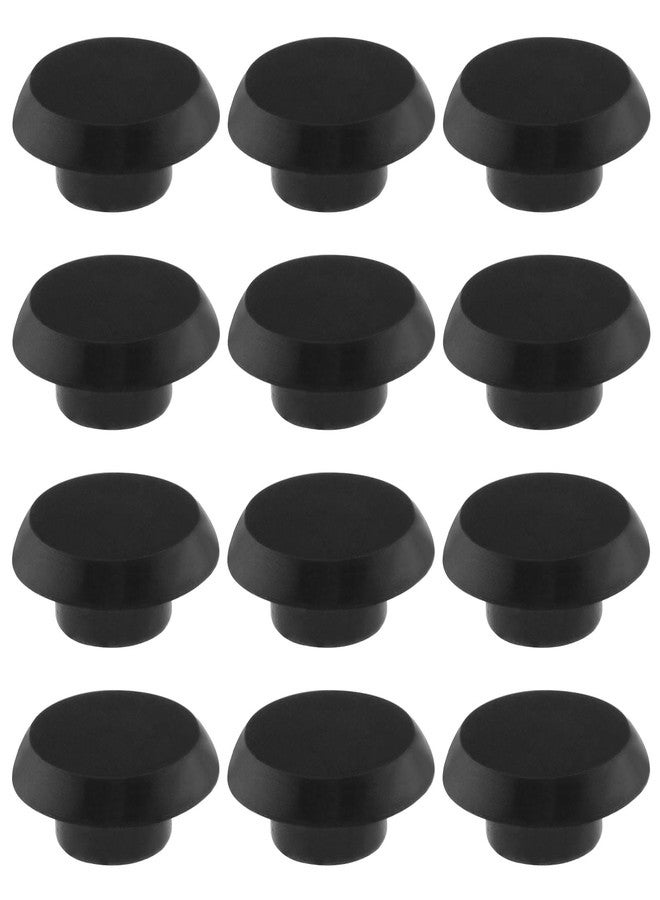 Micro Traders 50PCS Socket Head Screw Cover Cap Hexagon Head Screw Cap Furniture Allen Screws Caps Plastic Protector for Mechanical Equipment Automotive Black M8 - Image 1