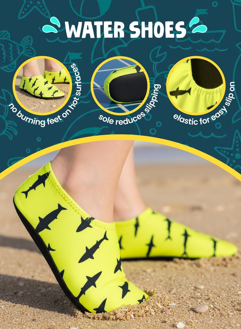 Slipstop Kids Pack Non Slip Water and Beach Shoes Lightweight Quick Dry Swim Ready Footwear for Babies and Children - Image 3