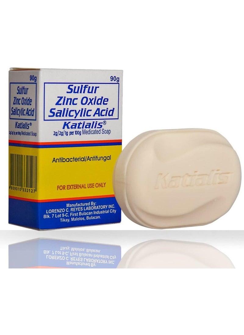 Katialis - Antifungal soap with extract 90 grams - Image 1