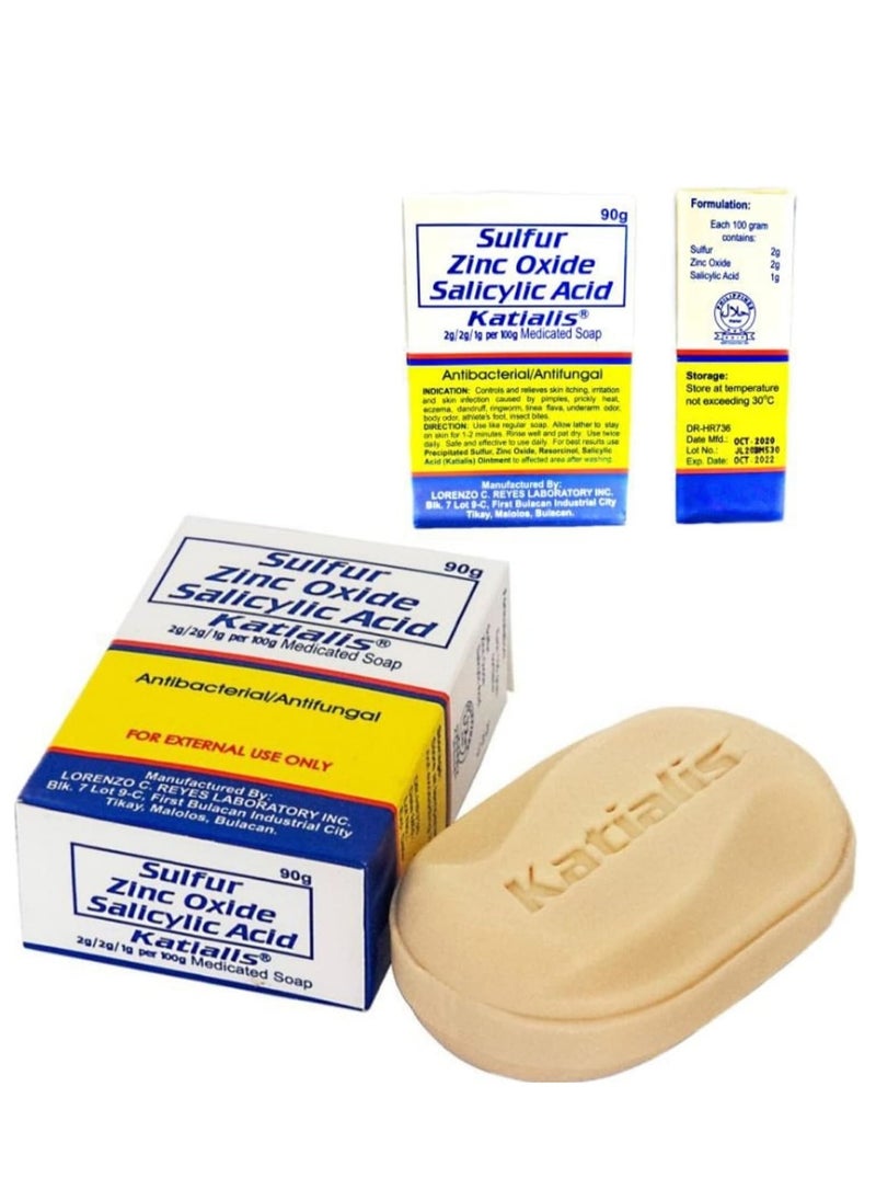 Katialis - Antifungal soap with extract 90 grams - Image 1