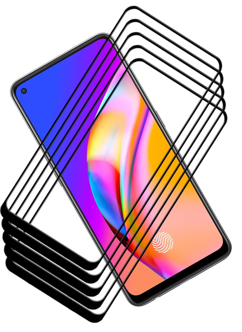 ACLIX 5 Pieces Antistatic ESD Dustproof Premium Quality High Definition Tempered Glass Screen Protector Designed For Oppo F19 Pro+ 5G - Image 1