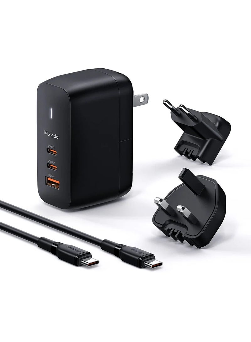 مكدودو مجموعة شاحن حائط Mcdodo CH-844 بقدرة 65 وات ثنائي USB من النوع C صغير الحجم - Image 1