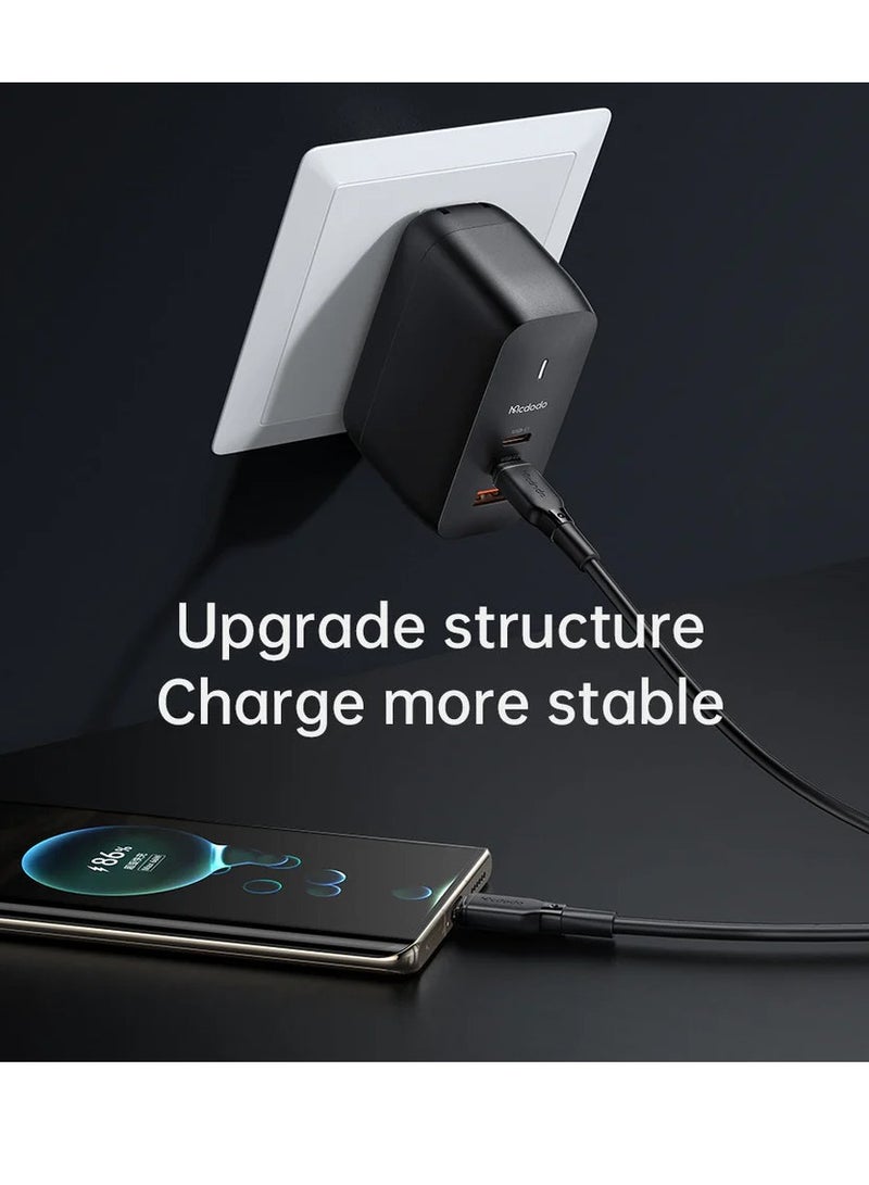 مكدودو مجموعة شاحن حائط Mcdodo CH-844 بقدرة 65 وات ثنائي USB من النوع C صغير الحجم - Image 3