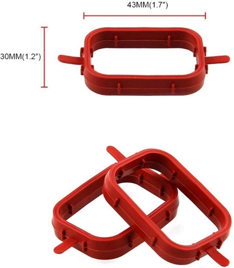 DEMULAX 4x 22mm Oil Swirl Flap Manifold Gasket for BMW - Image 2