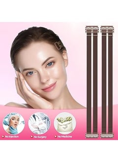 Generic 2 PCS Face Lift Tape Invisible Facelift Tape for Face Invisible with Bands Face Tape Lifting Invisible with String Face Lift Bands with Hair Clips Facelift Bands with Clips Adjustable Double BB Card  - Image 5