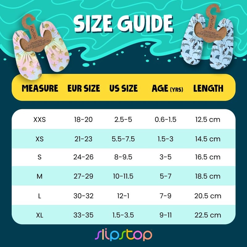 Slipstop Ergonomic build AntiSlip Shoes for Kids - Quick-Dry Aqua Socks Beach Shoes for Kids - Barefoot Shoes for Water Sports Yoga Exercise Matte anti slip finish - Image 5