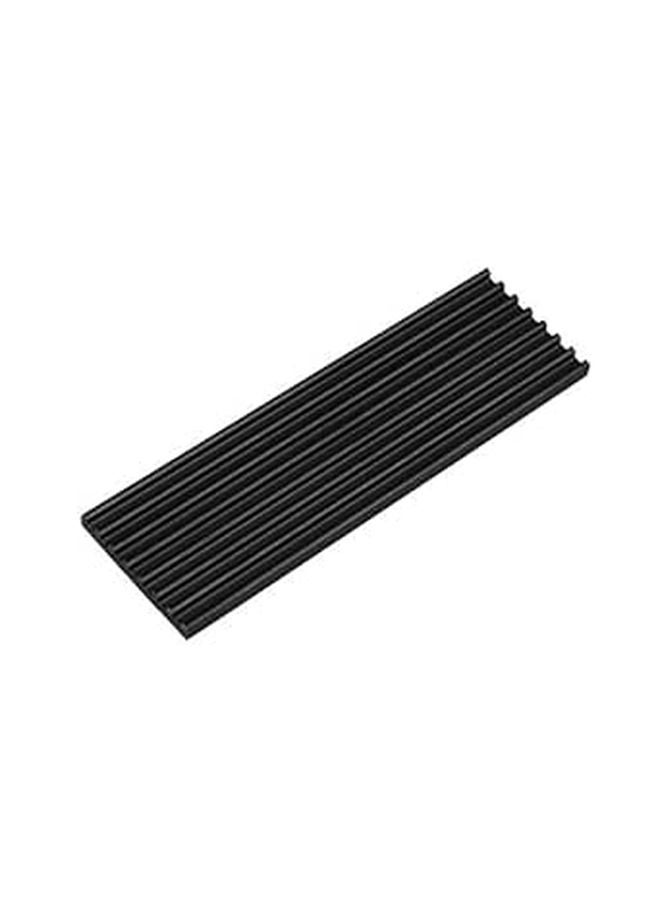 M 2 SSD Heatsink 2280 Cooling Aluminum Easy Installation Compact Lightweight Black - Image 1