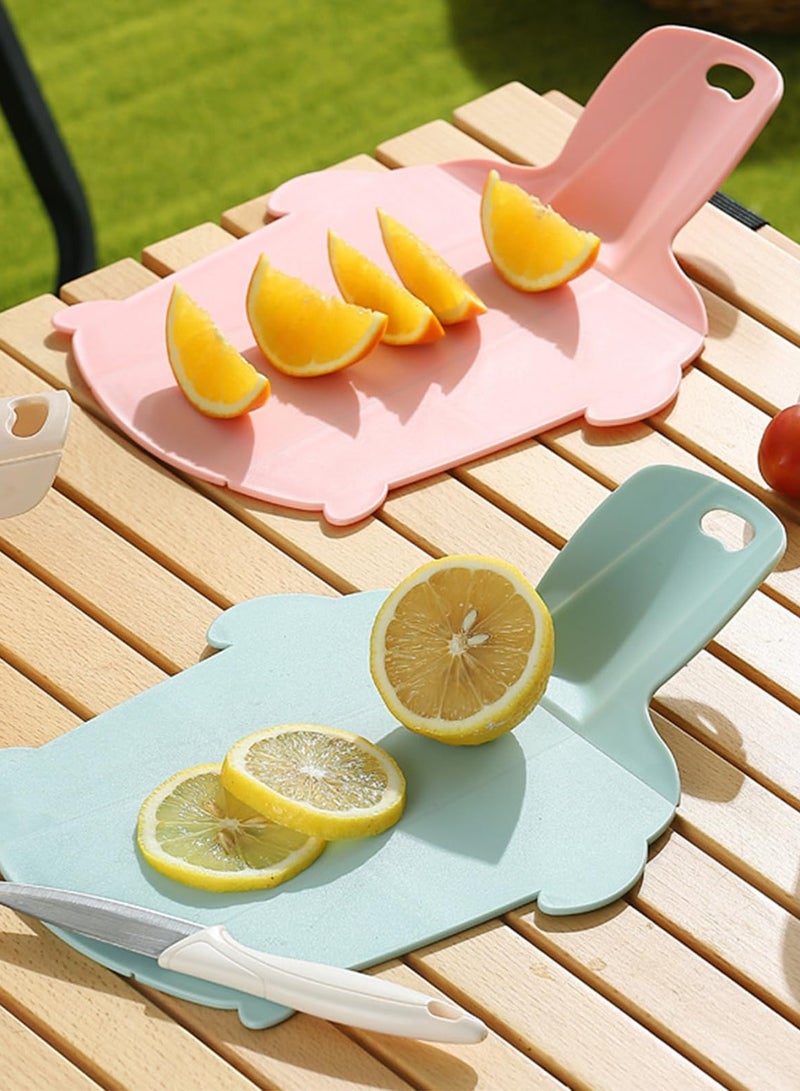 Excefore 2 Pack Thin Chopping Mat Cutting Boards for Kitchen, BPA Free, Knife Friendly, Flexible, Dishwasher Friendly, Space-Saving, Ergonomic Design - Image 3