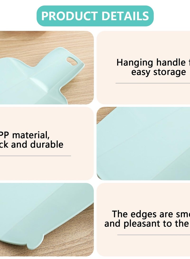 Excefore 2 Pack Thin Chopping Mat Cutting Boards for Kitchen, BPA Free, Knife Friendly, Flexible, Dishwasher Friendly, Space-Saving, Ergonomic Design - Image 4