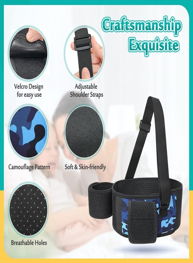 Mybow Kids Shoulder Immobilizer Sling | Child Arm Sling with Waist Strap for Broken Collarbone Clavicle & Shoulder Injury Arm Holder, Rotator Cuff Surgery Sling for Toddler Support Brace - Image 4