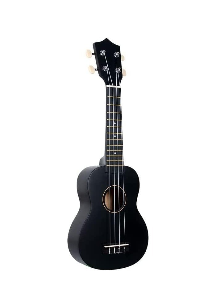 MegArya 21 Inch Carbon Fiber Ukulele - Black - Image 1