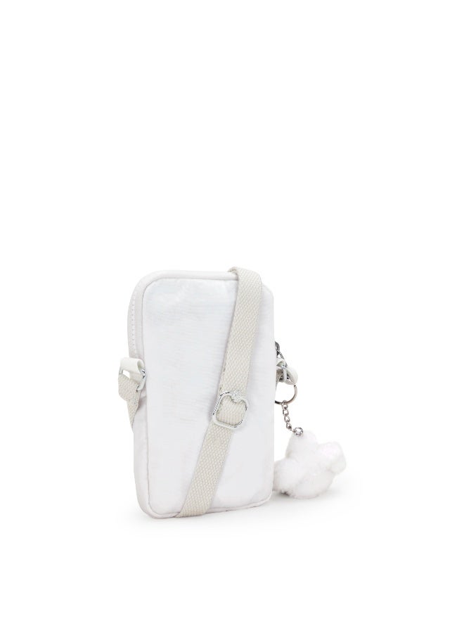 kipling Tally Phone Bag With Adjustable Crossbody Strap Pure Alabaster - Image 2