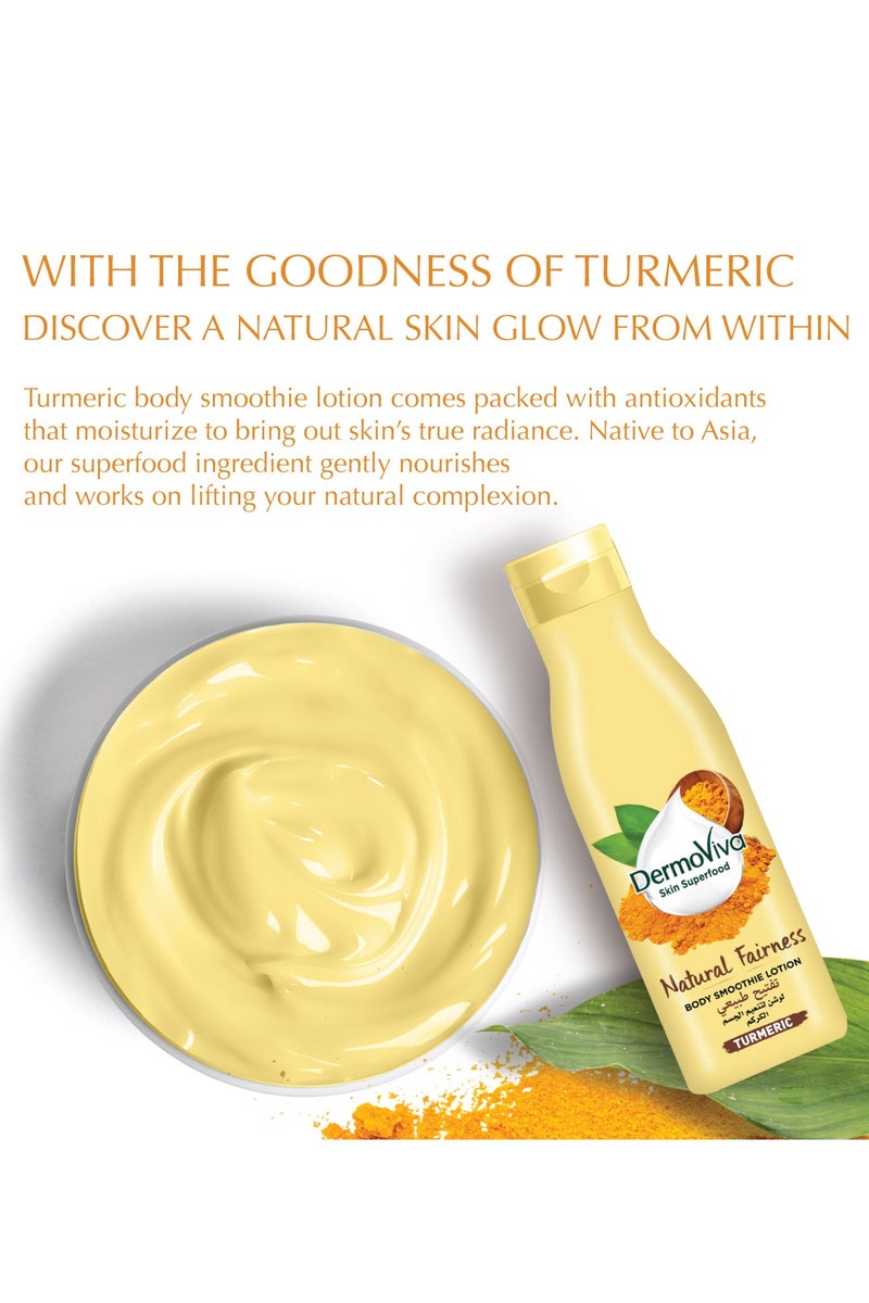 DermoViva Natural Fairness Body Smoothie Lotion 400ml - Image 3