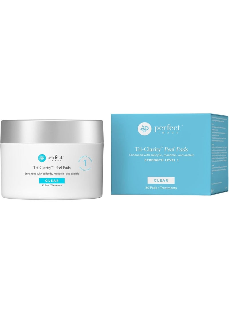 PERFECT IMAGE Tri-Clarity Peel Pads Enhanced with Salicylic | Mandelic | Botanical Blend - Image 1
