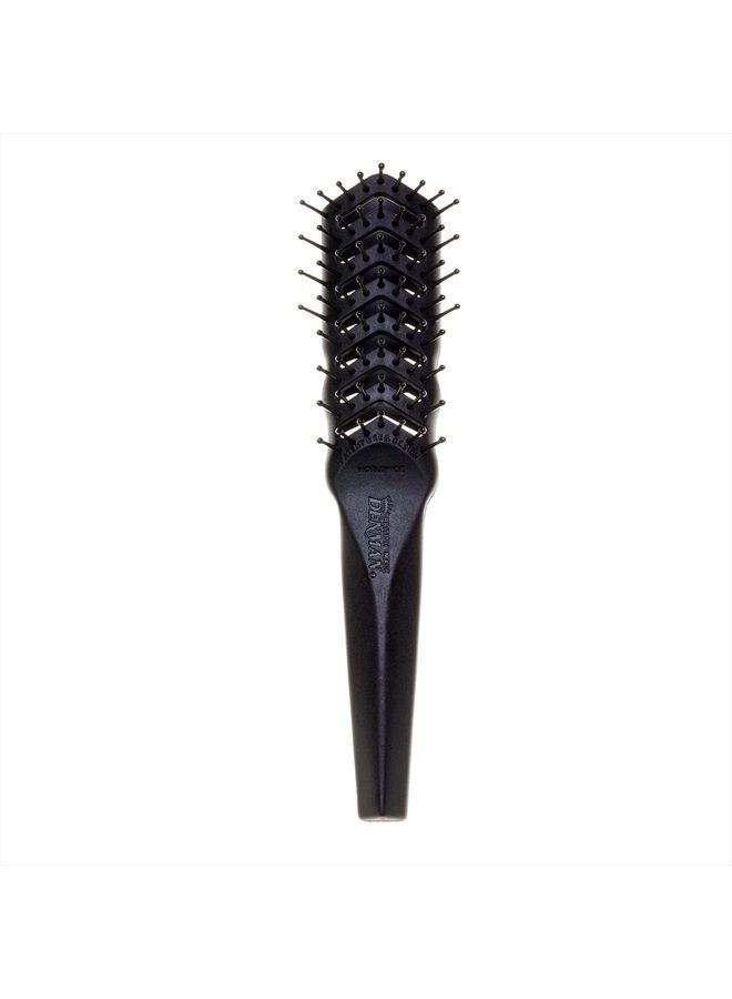 DENMAN 7 Row -D100 - Women Styling Tunnel Vented Hair Brush with Nylon Ball Tip Bristle - Ergonomic Design for Detangling & Volumizing - Image 1