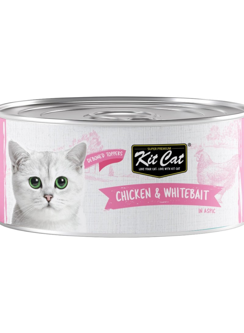 Kit Cat Chicken & Whitebait 80g (Pack of 4)
