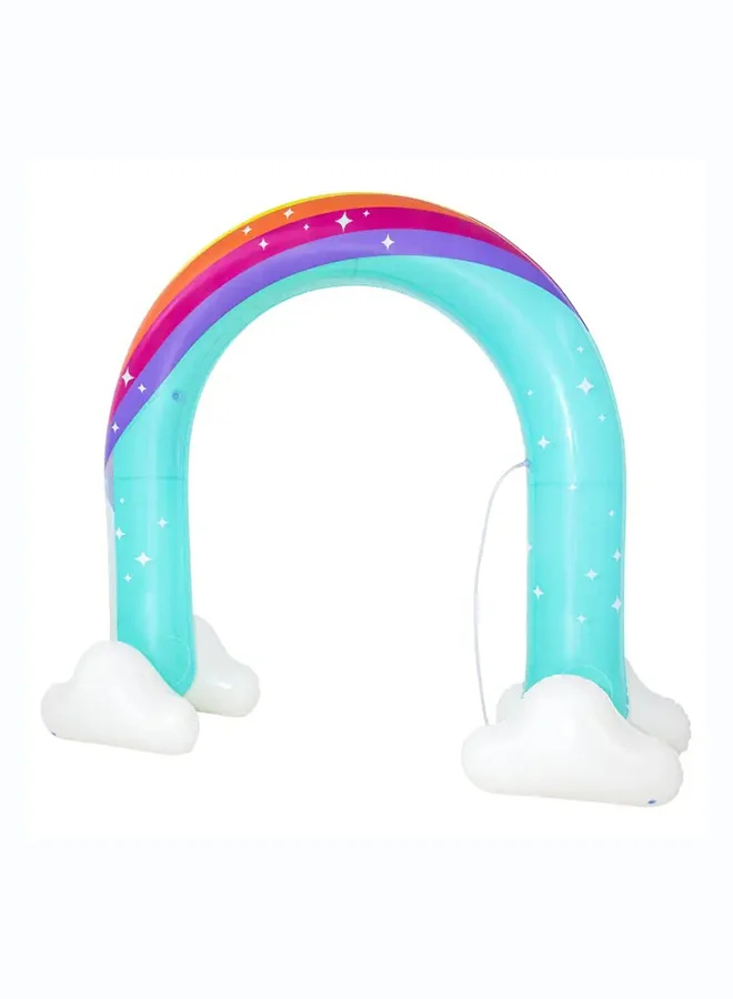 بست واي Bestway, 3" x 28" x 4"/ Jumbo Rainbow Dreams Sprinkler Inflatable Outdoor Water Play Toy for Kids and Families, Durable Premium Quality Material, Easy Inflate and Deflate Design, Pool Beach Garden Summer Fun Activity