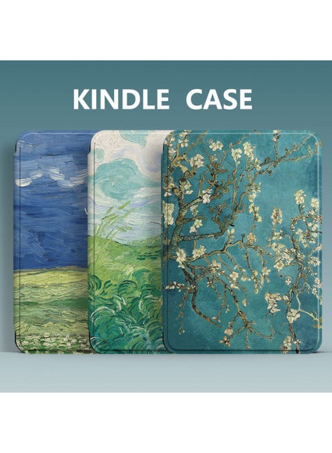 For Kindle Paperwhite5 Case 2022 Youth Edition E-book Case Wholesale-Color:Oil Painting Wheat Field-Applicable Model:kindle Paperwhite6