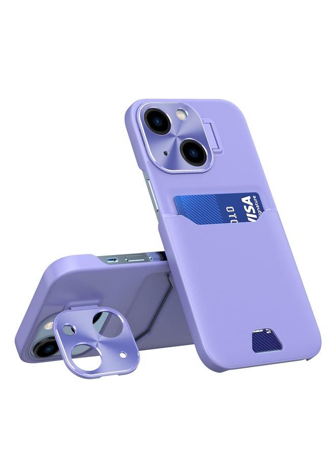 اس-توب جراب لهاتف iPhone 15 Plus مزود بحامل عدسات غير مرئية بلونين - Image 1