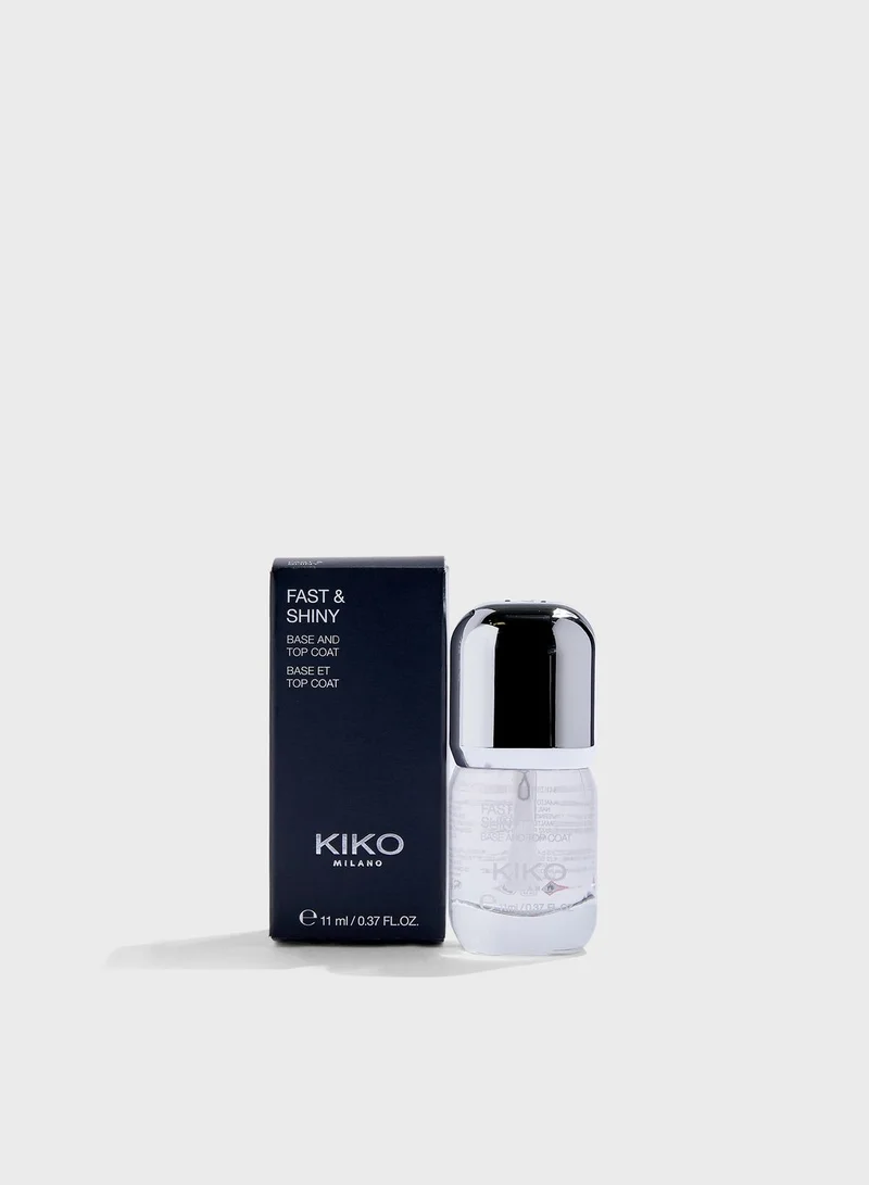 KIKO MILANO Fast & Shiny Base And Nail Top Coat