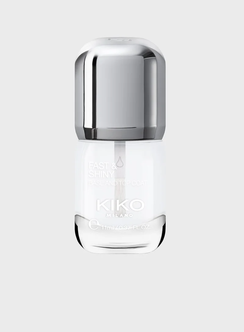 KIKO MILANO Fast & Shiny Base And Nail Top Coat