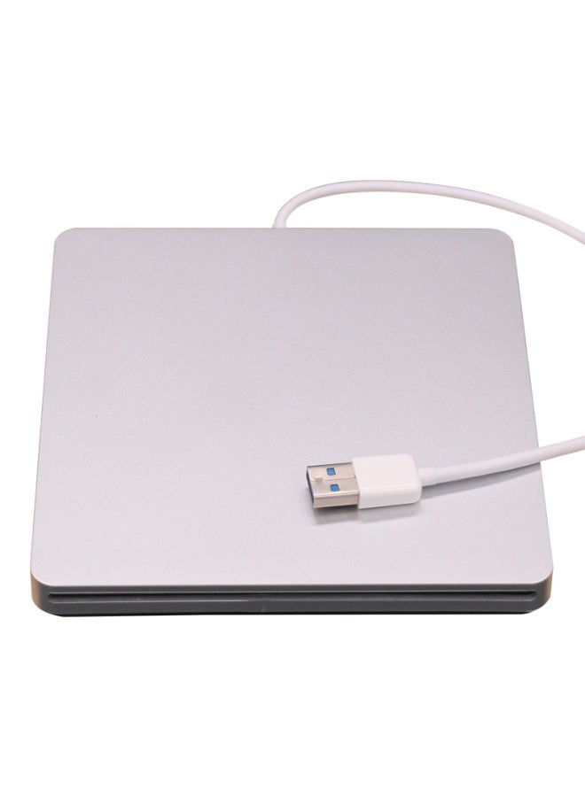 External USB3.0Blu-ray Burner Suction Type BD Blu-ray Burner External Mobile Disc Burner-Colour:Silver-Specification:Inhalation Type - Image 1