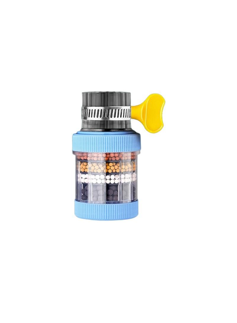 Blue Removable And Washable Six-layer Filter Activated Carbon Kitchen Household Tap Water Purifier Water Filter