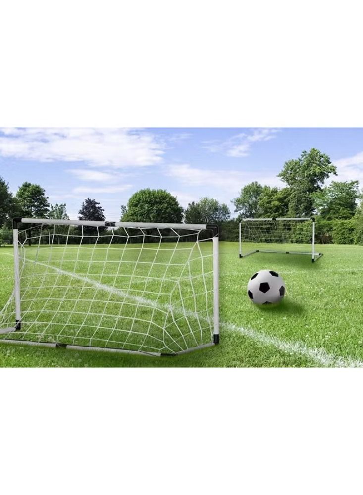 Dream Zone 4-Piece Portable Mini Soccer Sports Football Goals Net For Indoor Outdoor Garden Set 92x61x48cm - Image 2