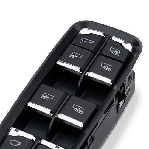 WEILEITE Front Driver Car Master Power Window Switch Panel Compatible With Porsche Cayenne 2011-2014 Porsche Panamera 2010-2015 Replaces 7PP959858RDML 7PP959858MDML - Image 3