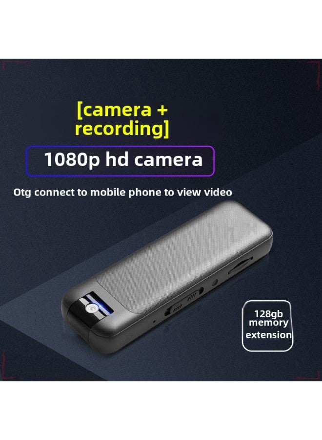 Generic Portable Recording Camera Professional HD Video Recorder Convenient Large Capacity Video Recorder Recording Pen Motion Camera-Body Color:D3 Ultra-clear Night Vision Version -official Standard  - Image 1