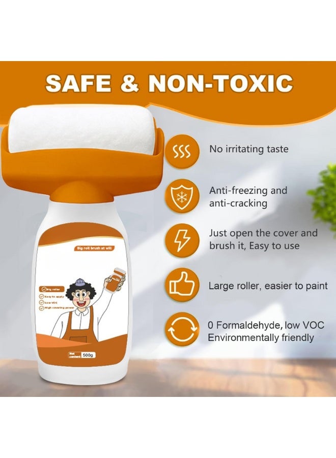 Happy Home Rotary Brush Wall Repair DIY Wall Paint Polishing Tool 500Gram -White - Image 2