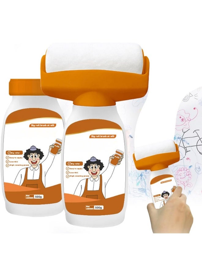 Happy Home Rotary Brush Wall Repair DIY Wall Paint Polishing Tool 500Gram -White - Image 1