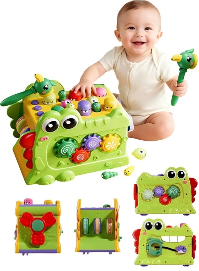 13-in-1 Hammering and Pounding Toys for Toddlers, Whack-a-Mole Game, Rechargeable Educational Learning Skill Toy for 3-6 Year Old Kids Gift for Boys and Girls - Image 1