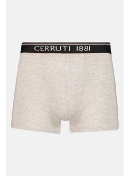 CERRUTI 1881 Men 2 Pieces Brand Logo Trunks, Grey  - Image 3