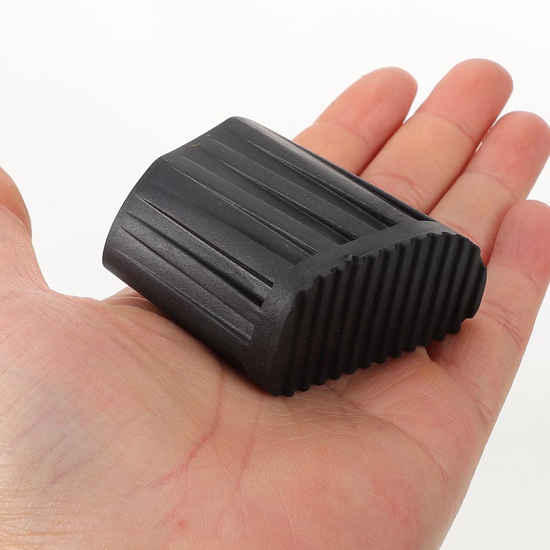Thickened D Shaped Anti Slip Rubber Ladder Feet Pads Replacement Accessories 4pcs - Image 4