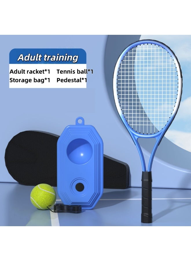 Adult Tennis Racket Set,Tennis Trainer with String Rebound Tennis,Beginner Tennis Training with Racket,Racket Bag, Tennis Trainer,Outdoor Sports Set - Image 2