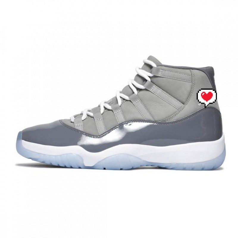 Aj11 Men''s Shoes Big Demon King 2.0 Kangkou Gypsophila Big Slam Dunk Pink Snake Women''s Shoes Joe 11 Full Jordan Black and Red Basketball - Image 1