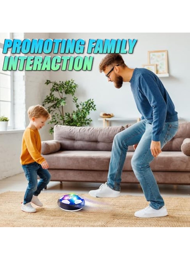 YelaJoy - Kids Toys, USB Rechargeable Hover Ball with Protective Foam Bumper and Colorful LED Lights, Air Power Soccer Hover Ball for Kids Soccer Game for 3 4 5 6 7 8-12 Years Old Boy Girl - Image 1