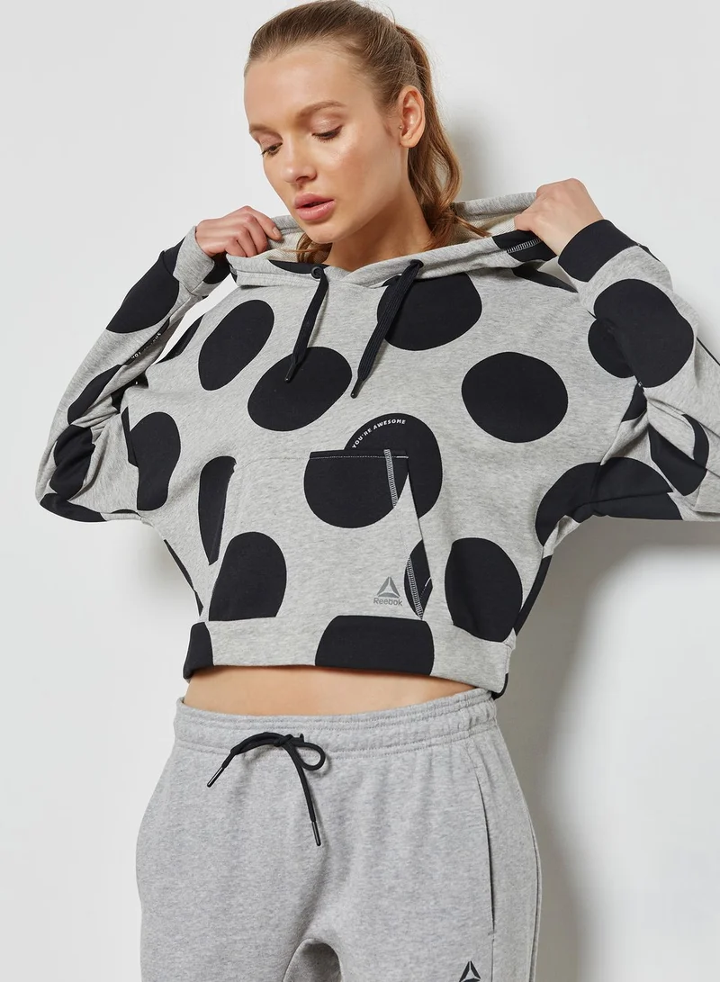 Reebok Dot Print Hoodie